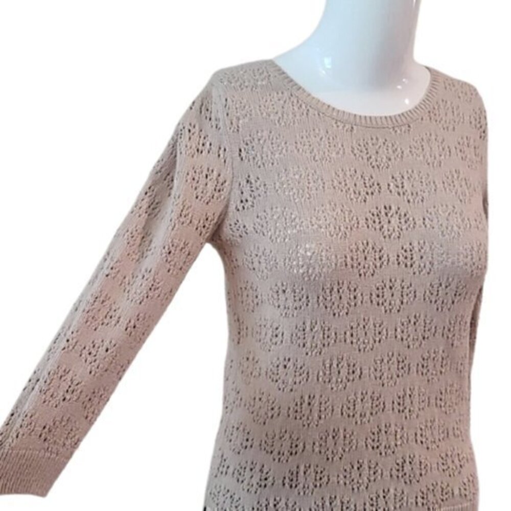 [H&M] Tan 3/4 Top - Size S